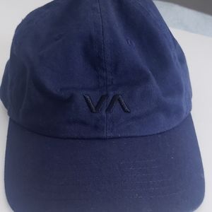 RVCA Blue Mid Fit Snap Back Hat